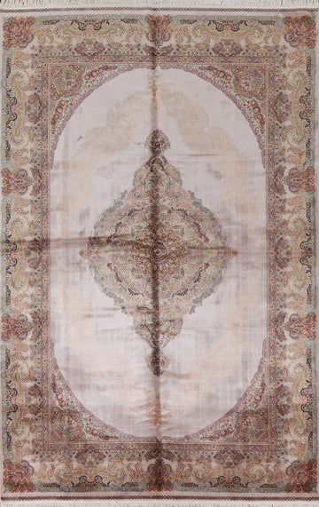 Turkish Qum Traditional Area Rug 7x10