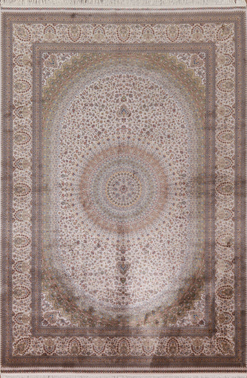 Traditional Qum Living Room Area Rug 7x10