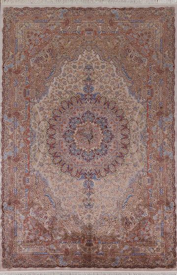 Traditional Qum Oriental Area Rug 7x10