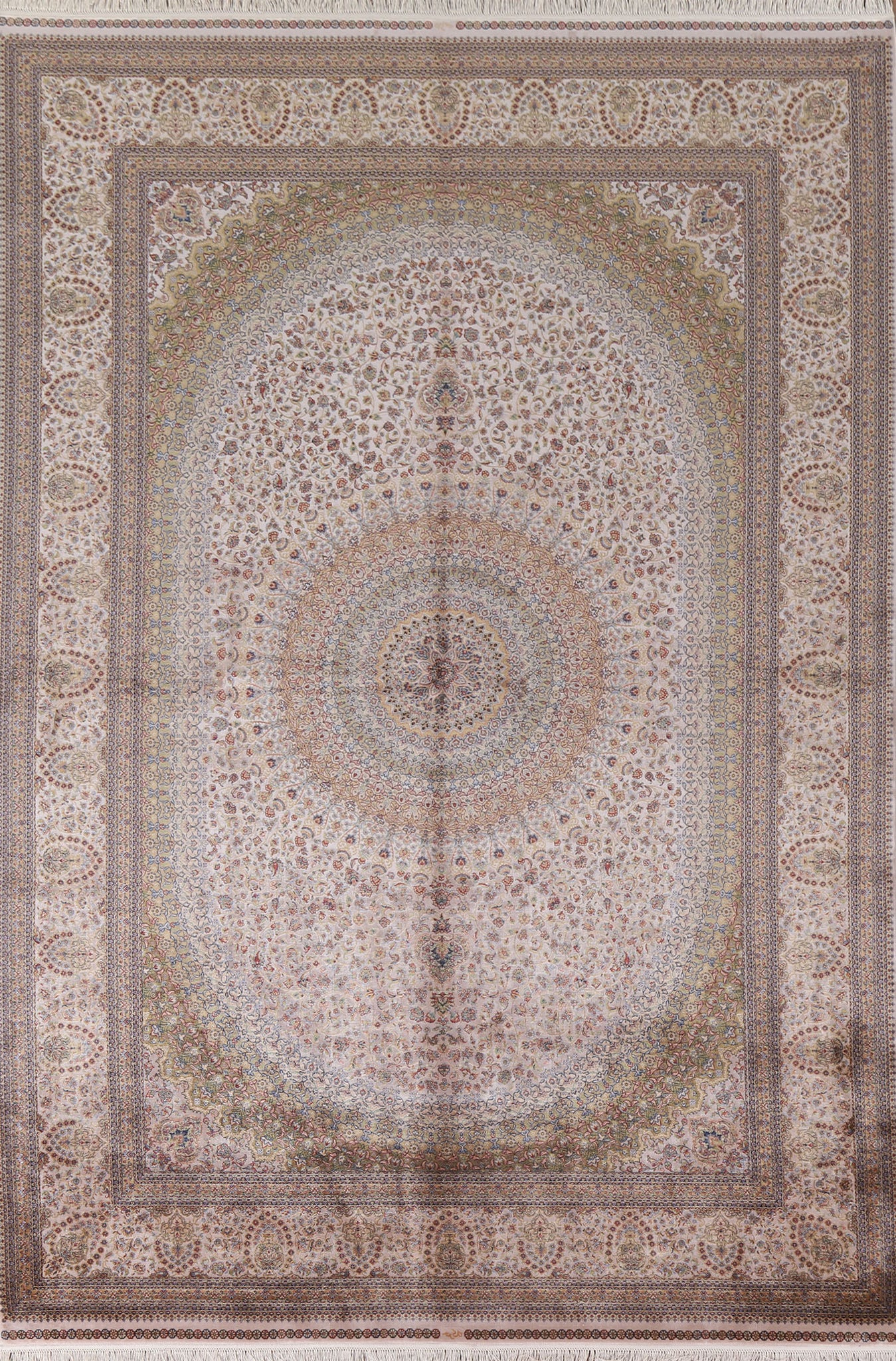 Traditional Qum Living Room Area Rug 7x10