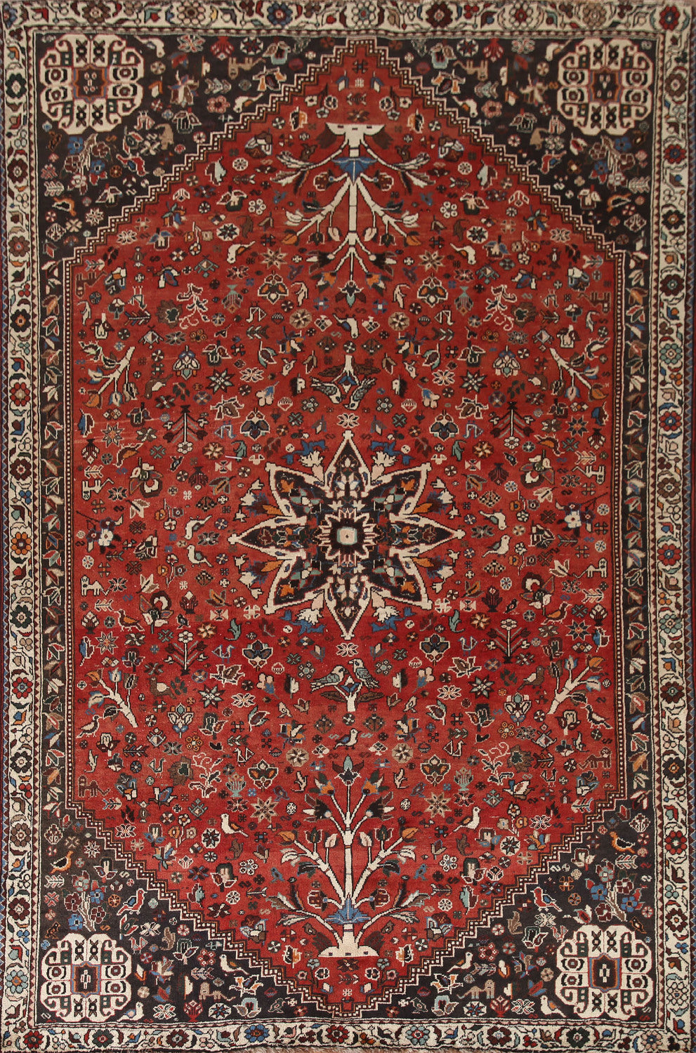 Vegetable Dye Shiraz Persian Area Rug 7x10