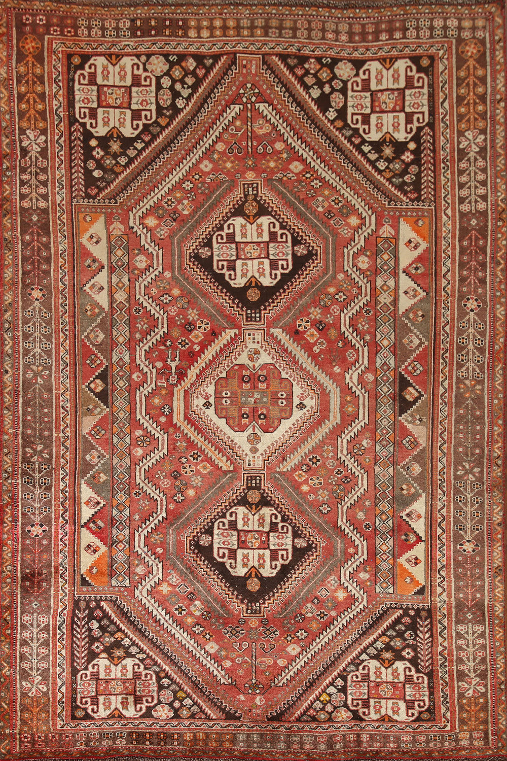 Vegetable Dye Shiraz Persian Area Rug 6x9