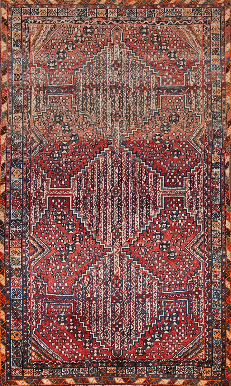 Geometric Shiraz Persian Area Rug 5x9