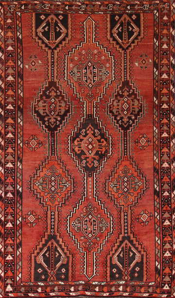 Vintage Tribal Lori Persian Rug 5x9