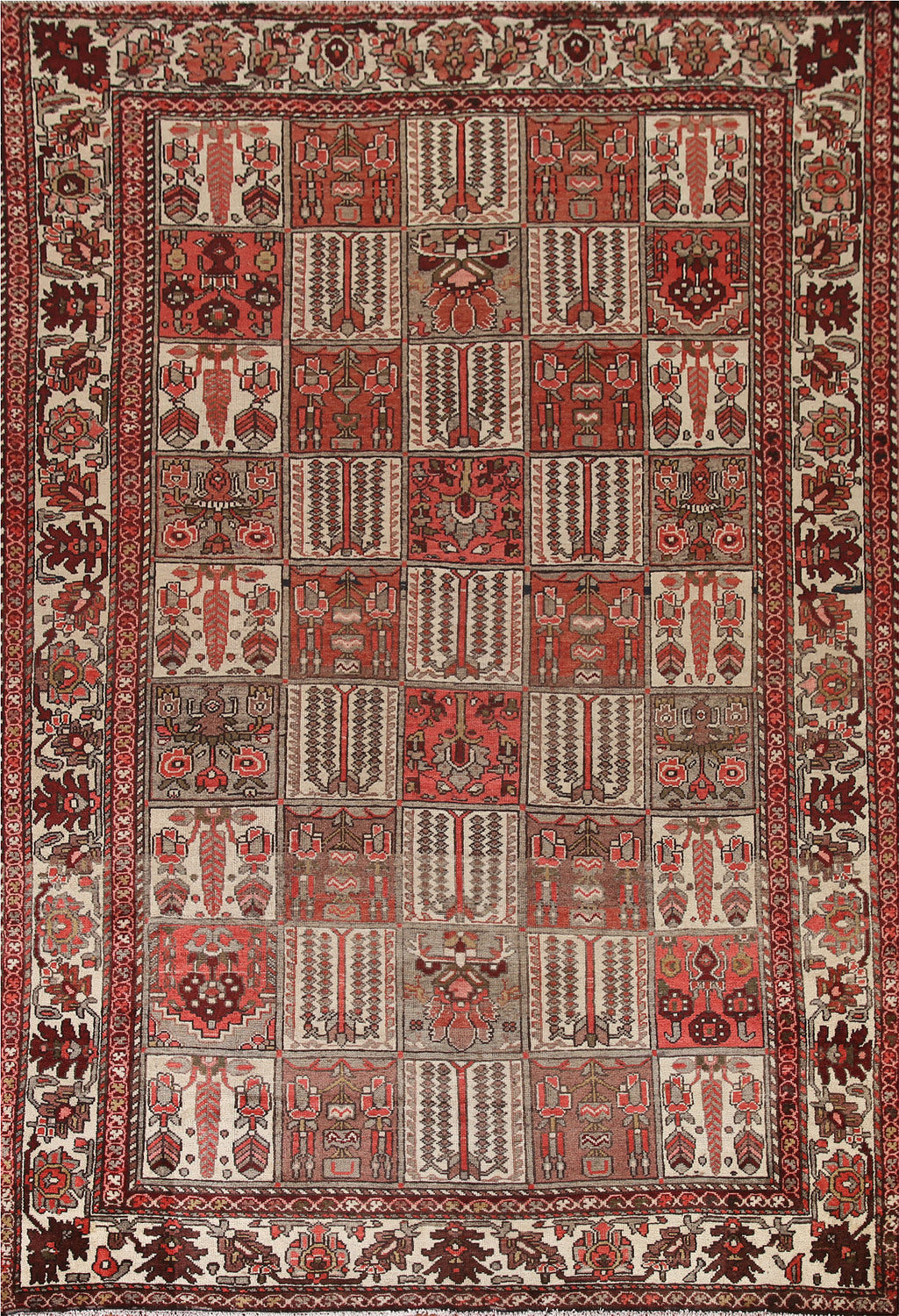 Garden Design Bakhtiari Persian Area Rug 7x10
