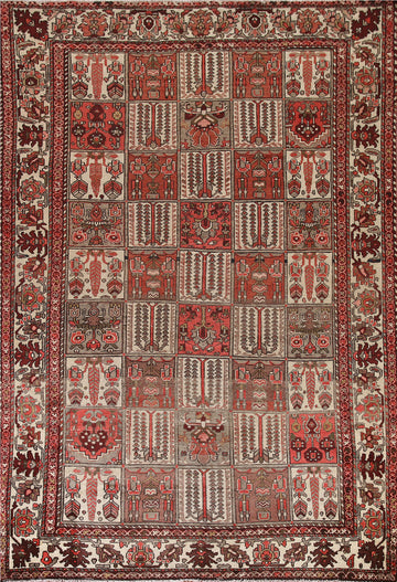 Garden Design Bakhtiari Persian Area Rug 7x10