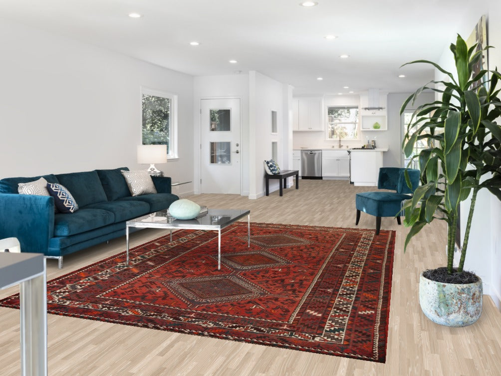 Tribal Shiraz Persian Area Rug 7x10