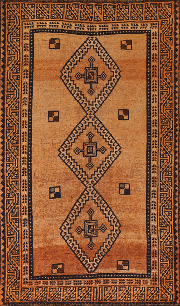 Geometric Wool Lori Persian Rug 4x8
