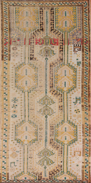 Tribal Wool Qashqai Persian Rug 4x8