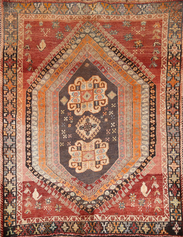 Tribal Geometric Shiraz Persian Rug 4x6