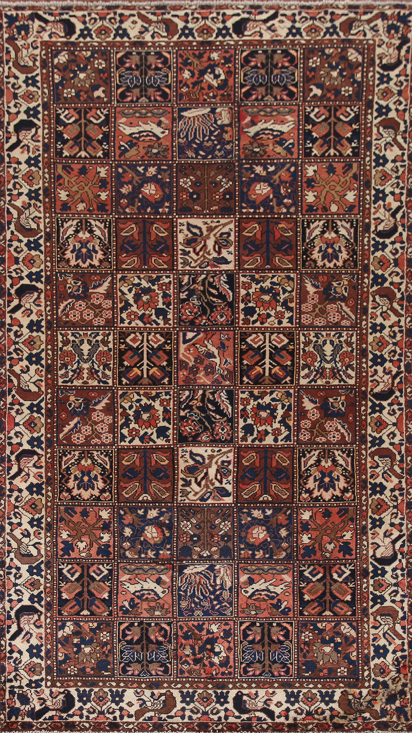 Garden Design Bakhtiari Persian Area Rug 5x10