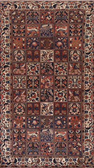 Garden Design Bakhtiari Persian Area Rug 5x10