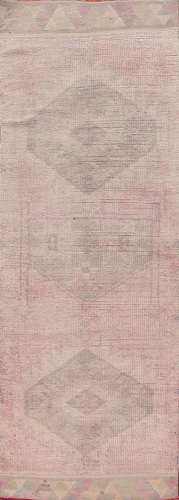 Geometric Anatolian Turkish Runner Rug 3x12
