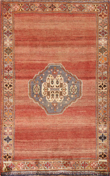 Vintage Wool Gabbeh Persian Rug 4x6