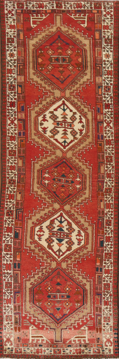 Geometric Ardebil Persian Runner Rug 3x11