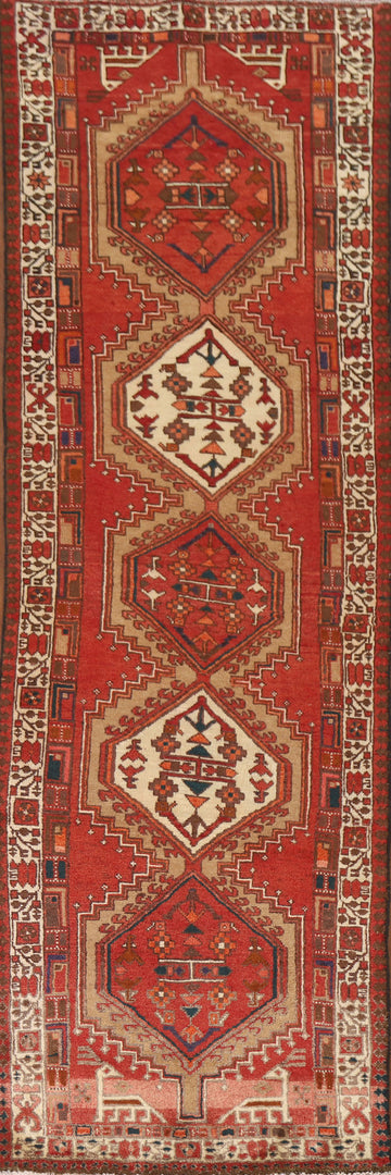 Geometric Ardebil Persian Runner Rug 3x11
