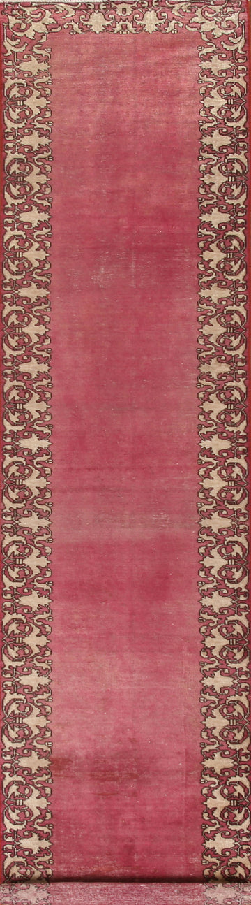 Vegetable Dye Tabriz Persian Runner Rug 3x15