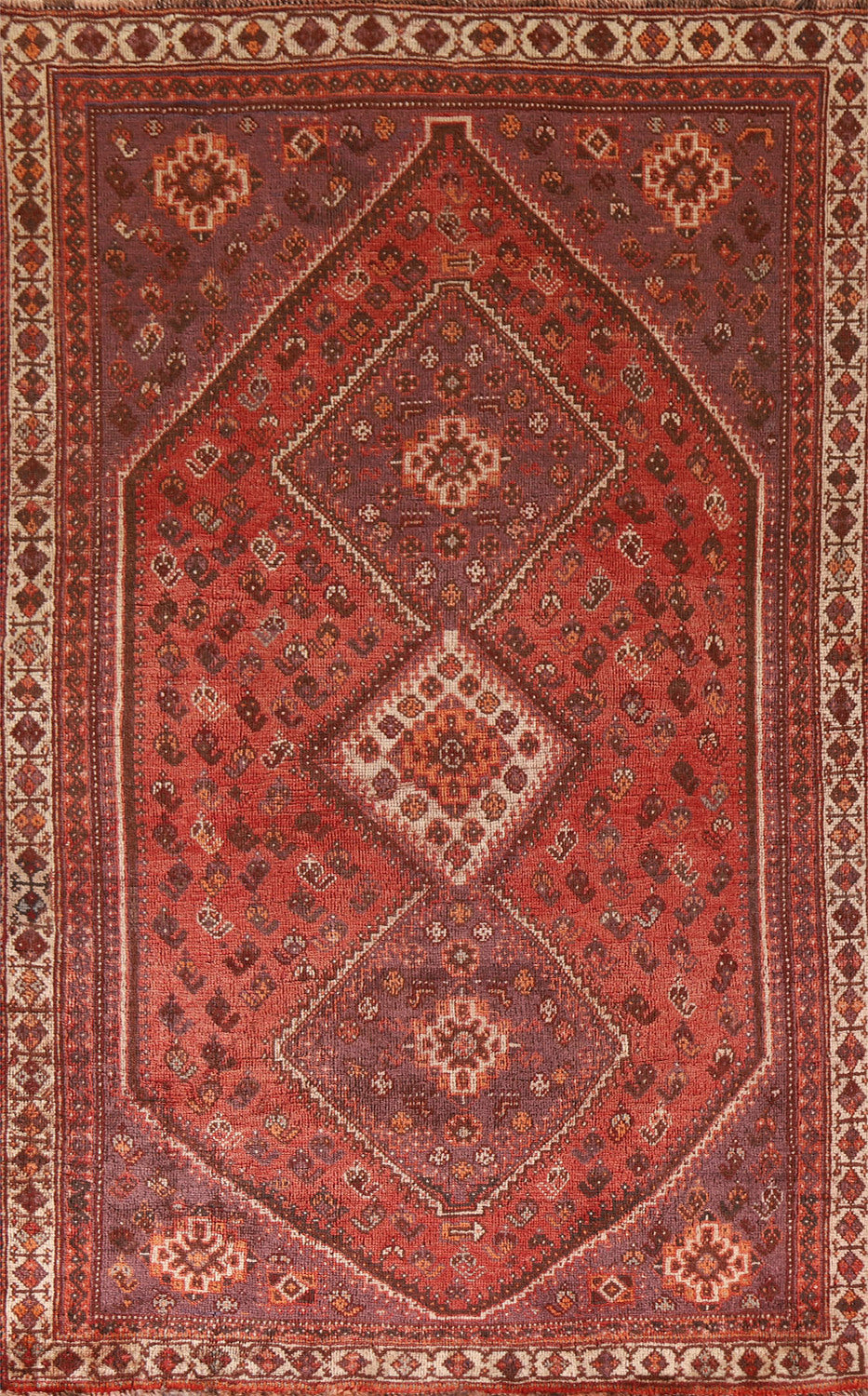 Vegetable Dye Shiraz Persian Area Rug 5x8