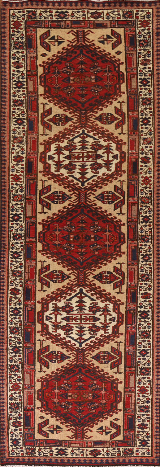 Geometric Ardebil Persian Runner Rug 3x11