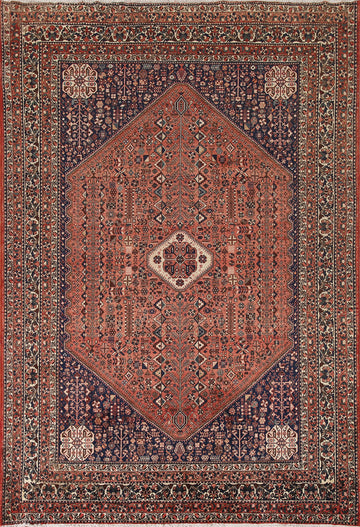 Vegetable Dye Abadeh Persian Area Rug 7x10