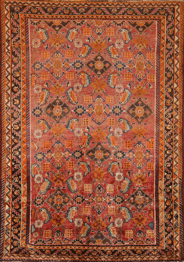 Handmade Wool Kashkoli Persian Rug 4x6