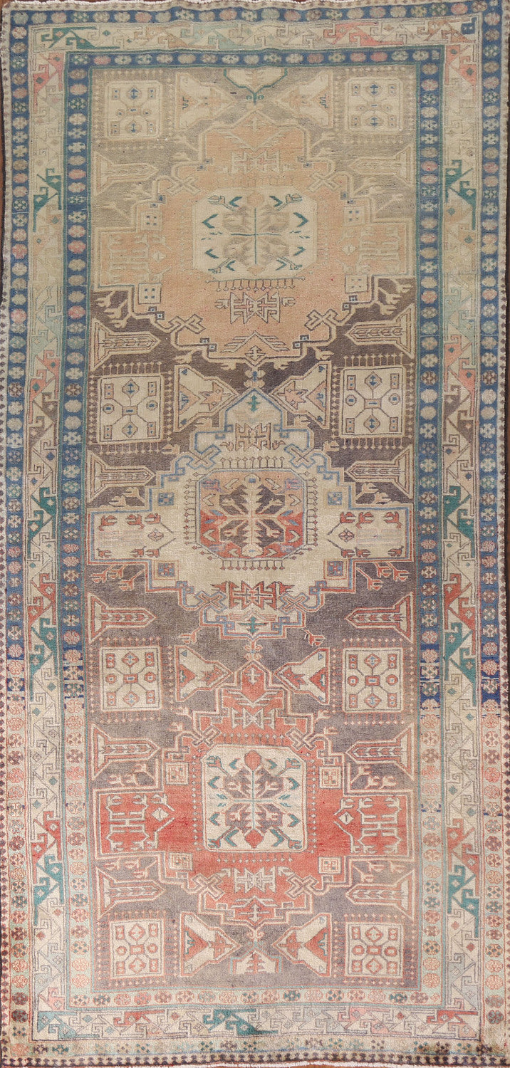 Vintage Ardebil Persian Runner Rug 4x10