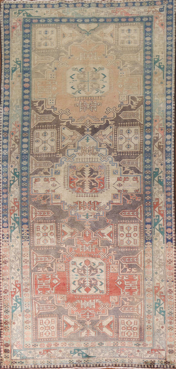Vintage Ardebil Persian Runner Rug 4x10
