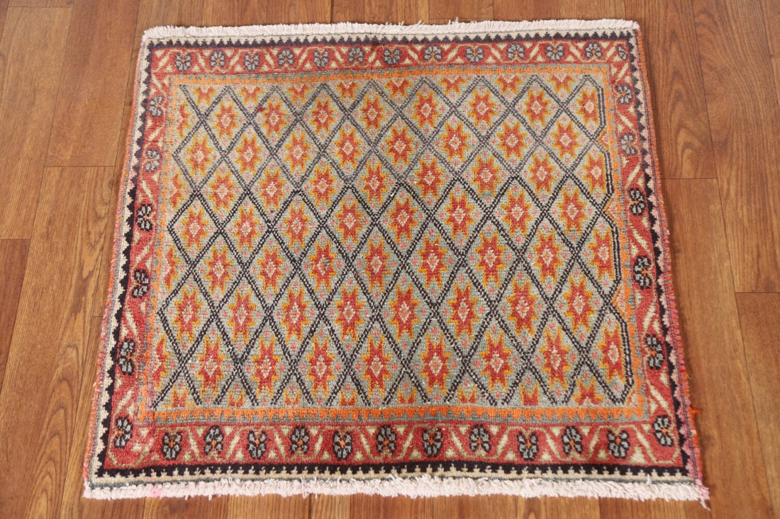 Vegetable Dye Tabriz Square Persian Rug 2x2