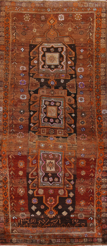 Vintage Wool Lori Persian Runner Rug 4x12
