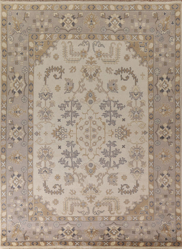Floral Wool Oushak Oriental Area Rug 9x12