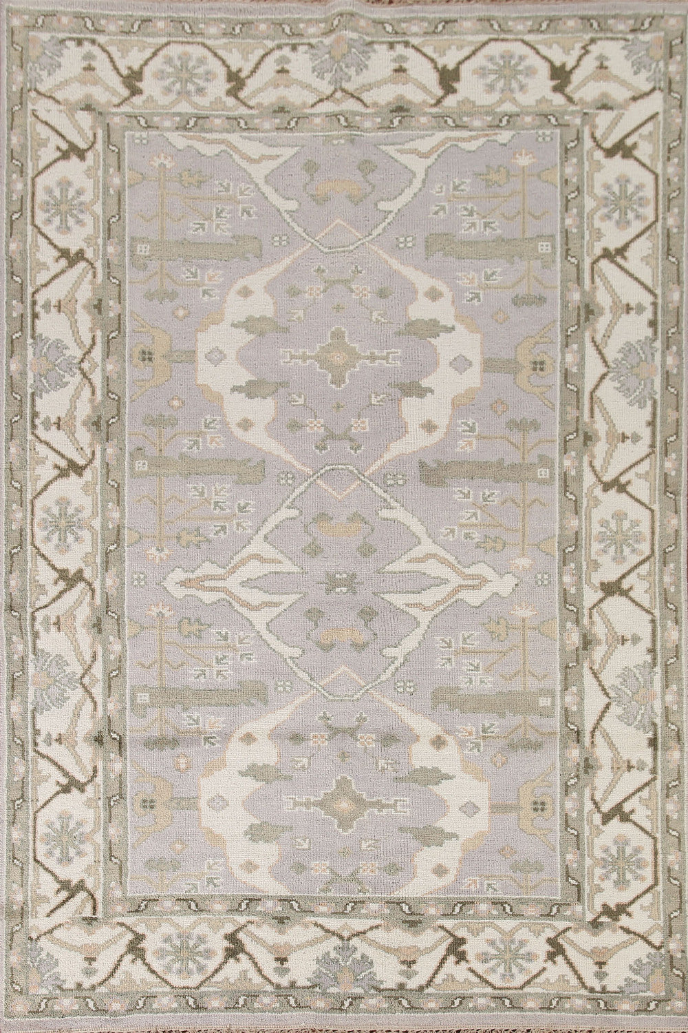 All-Over Oushak Indian Living Room Rug 6x9