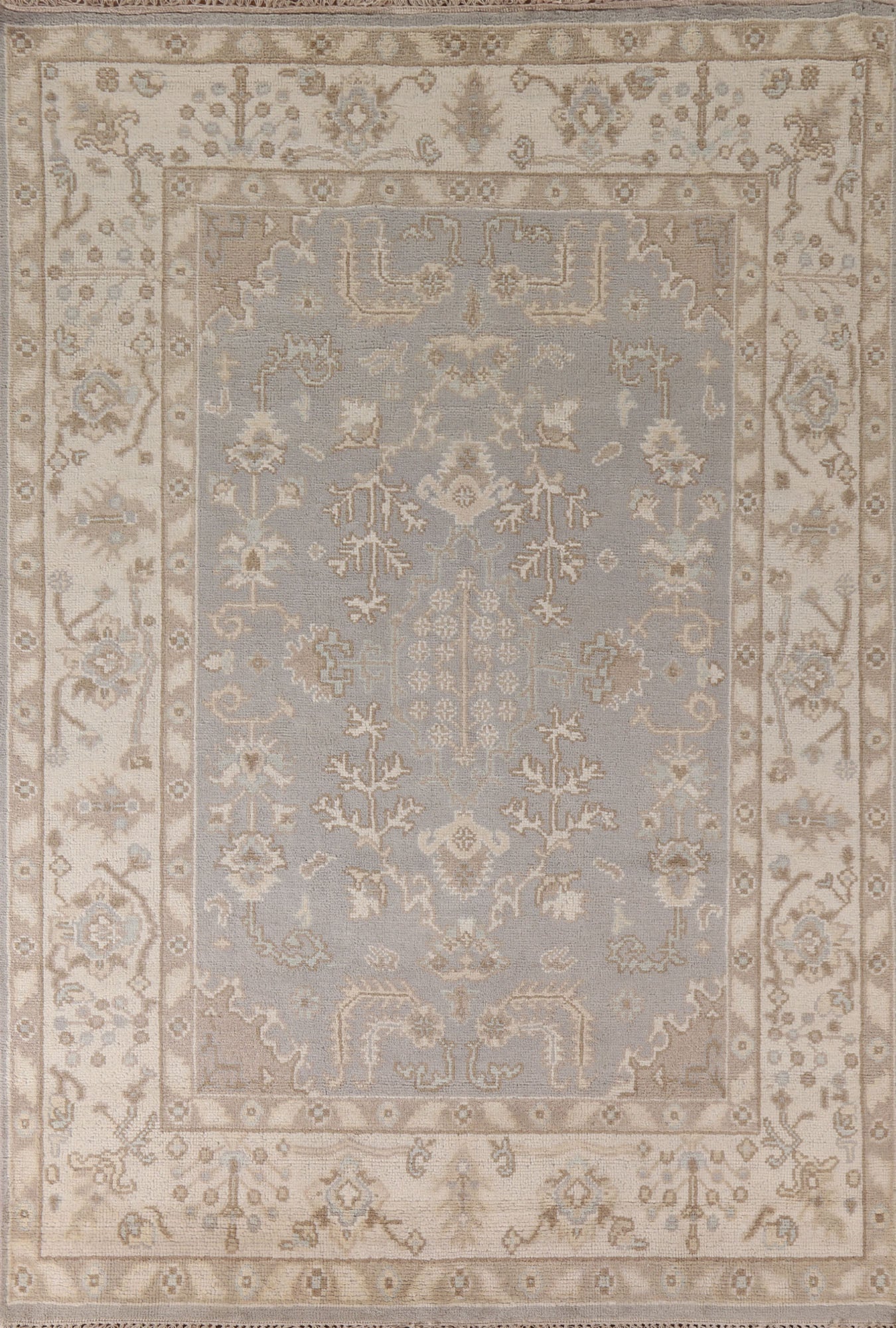 All-Over Oushak Indian Living Room Rug 6x9