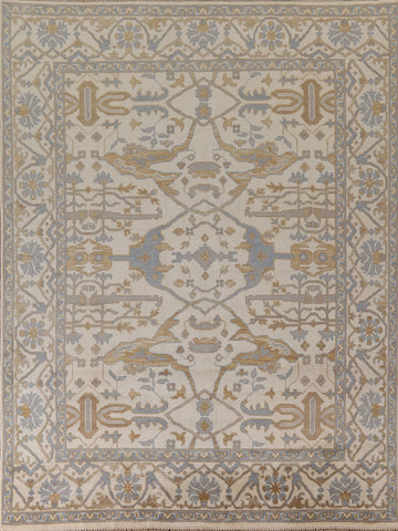 All-Over Oushak Living Room Area Rug 8x10