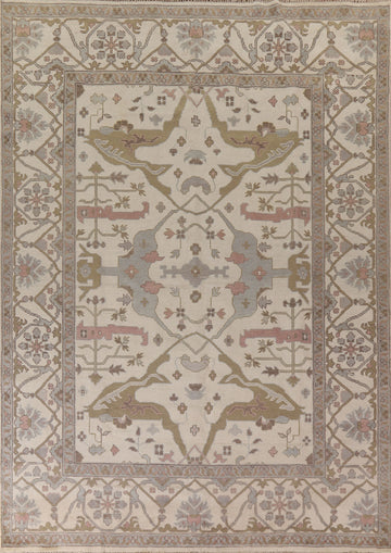 Handmade Oushak Oriental Area Rug 9x12