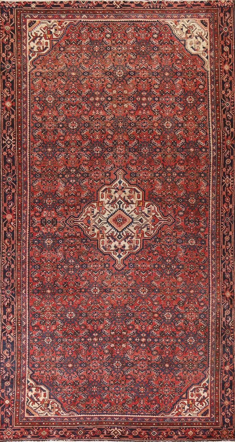 Geometric Hamedan Persian Living Room Rug 5x10