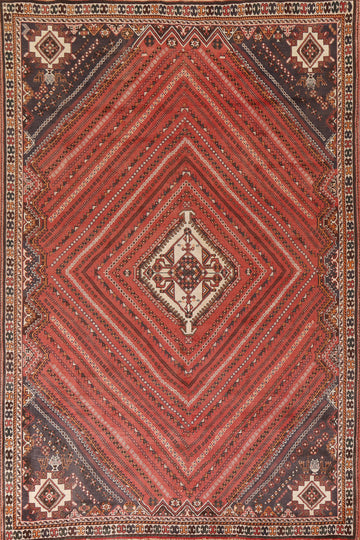 Geometric Shiraz Persian Area Rug 7x10