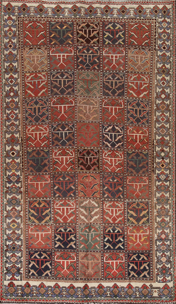 Geometric Bakhtiari Persian Area Rug 5x9