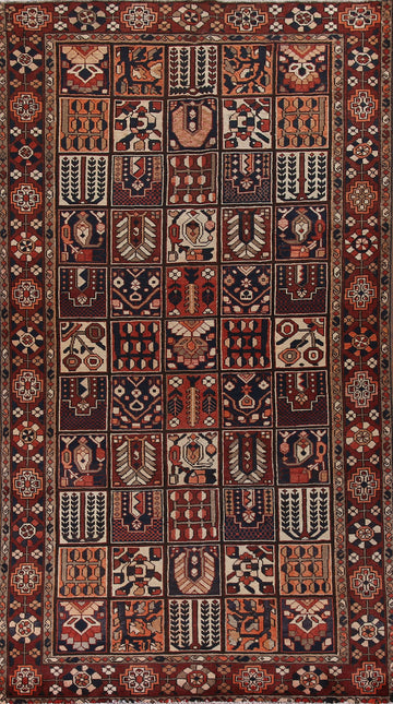 Garden Design Bakhtiari Persian Area Rug 5x10