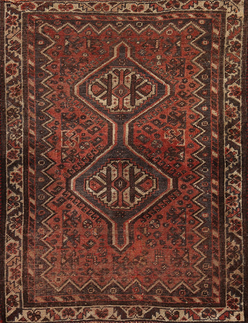 Tribal Wool Qashqai Persian Rug 3x5