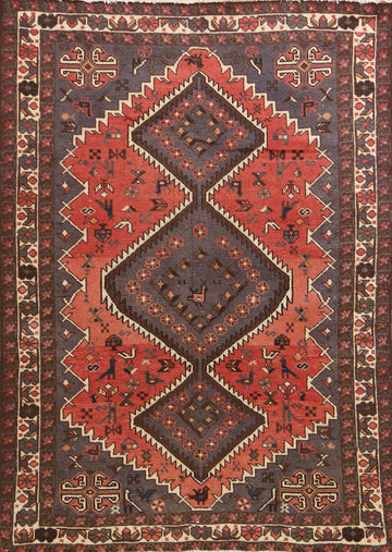 Tribal Wool Sirjan Persian Rug 5x7