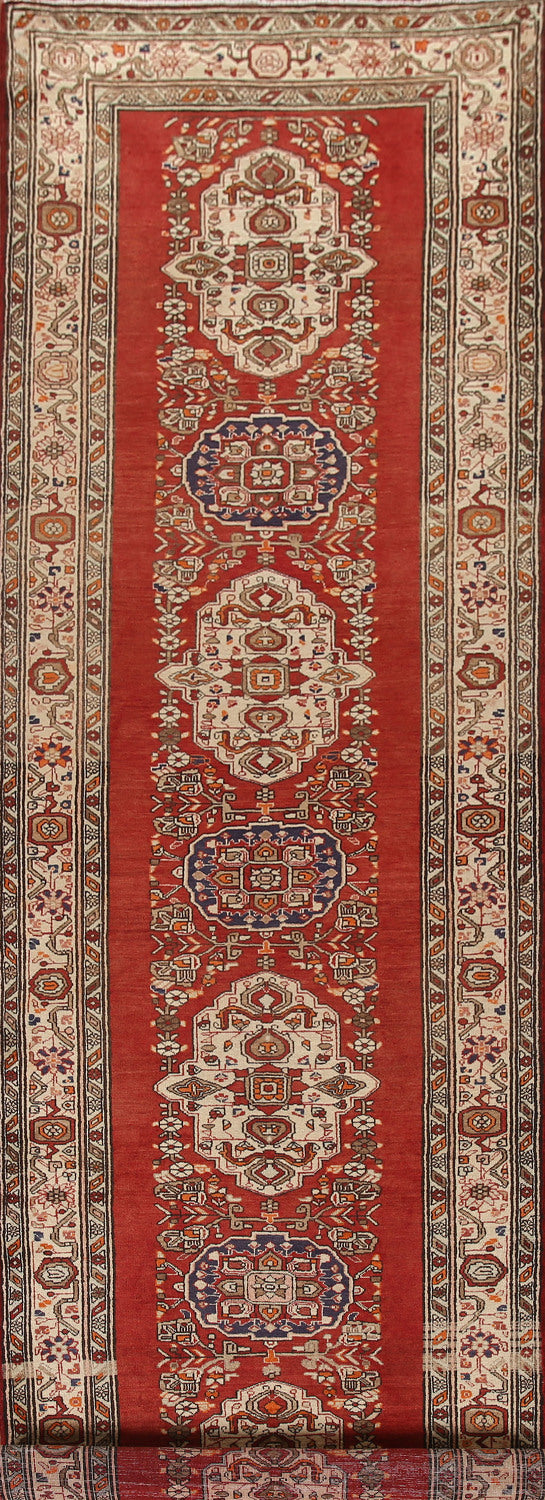 Handmade Tabriz Persian Runner Rug 4x13