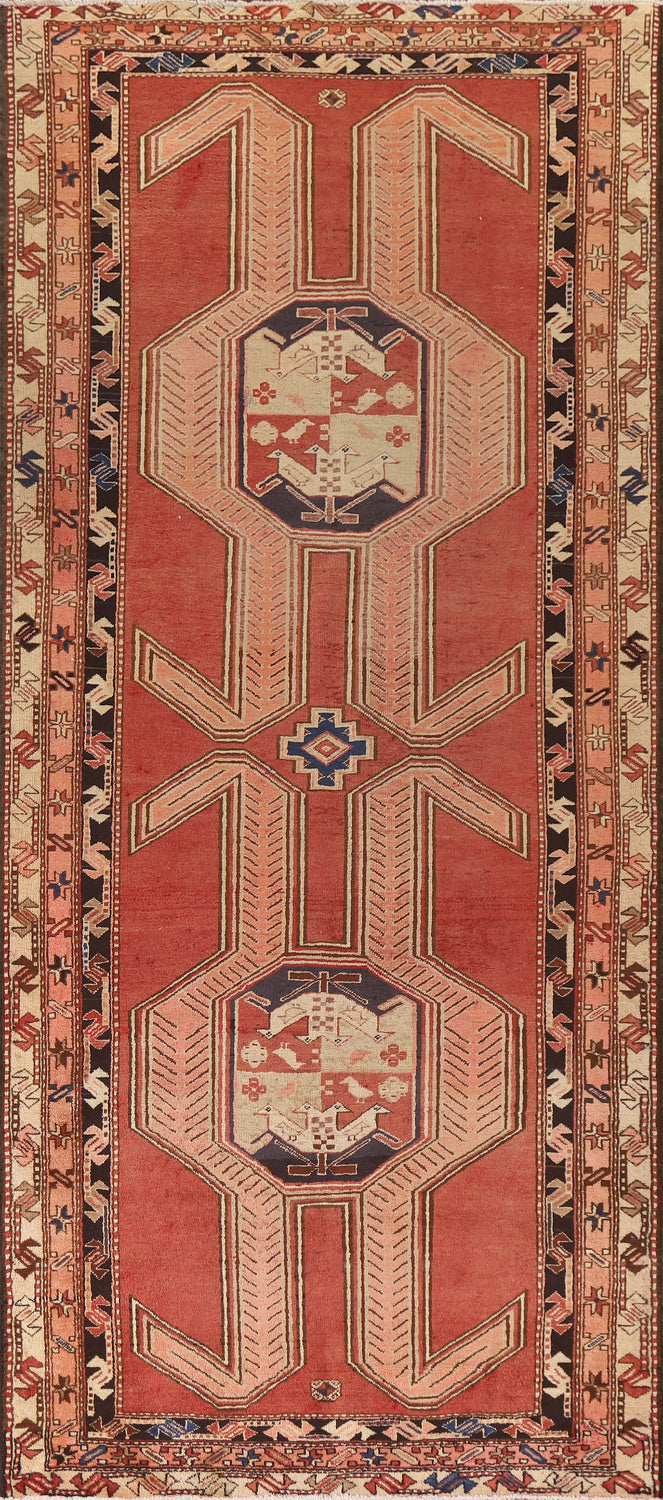 Vintage Wool Meshkin Persian Area Rug 5x11