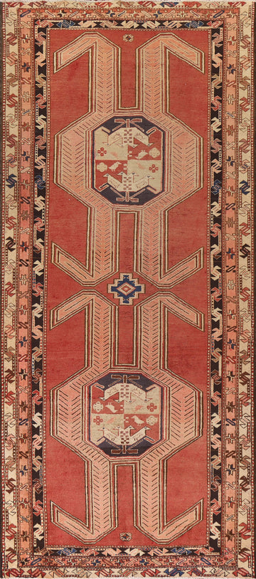 Vintage Wool Meshkin Persian Area Rug 5x11