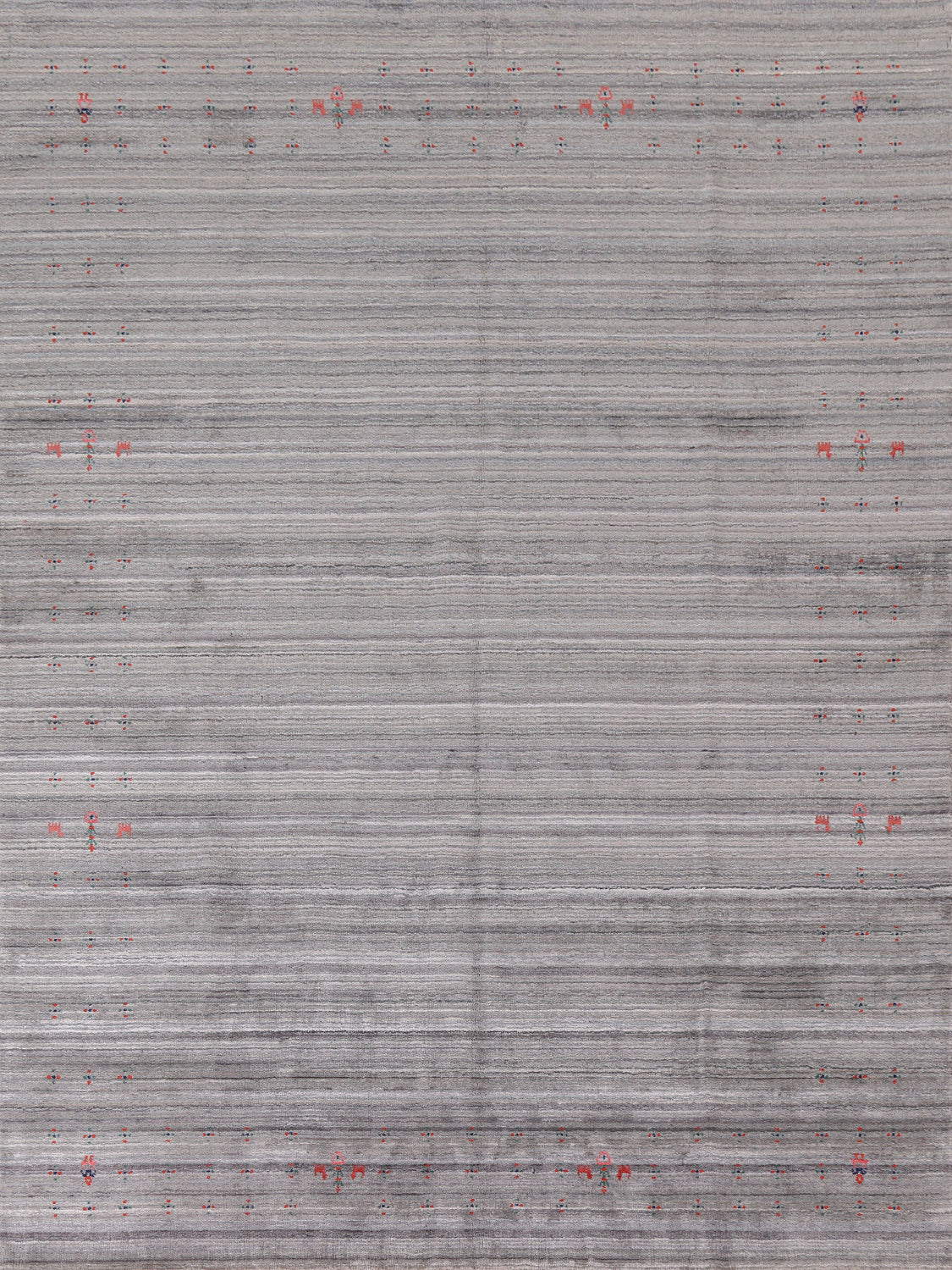 Striped Gabbeh Oriental Area Rug 8x10
