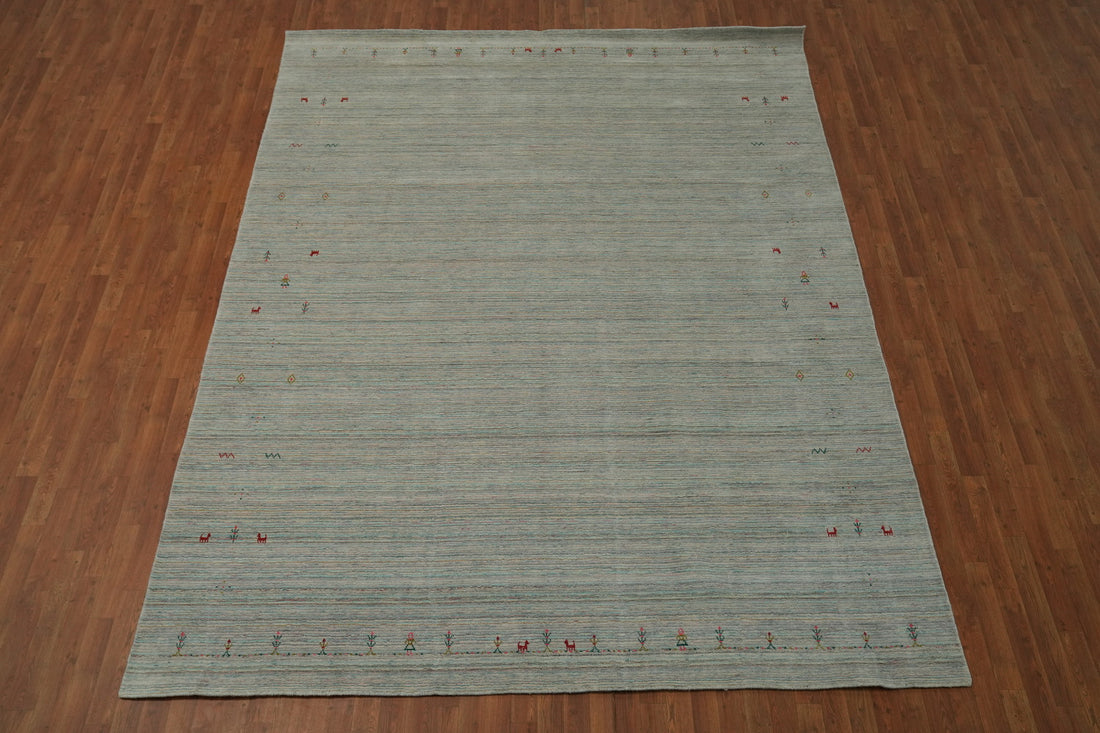 Handmade Wool Gabbeh Oriental Area Rug 9x12