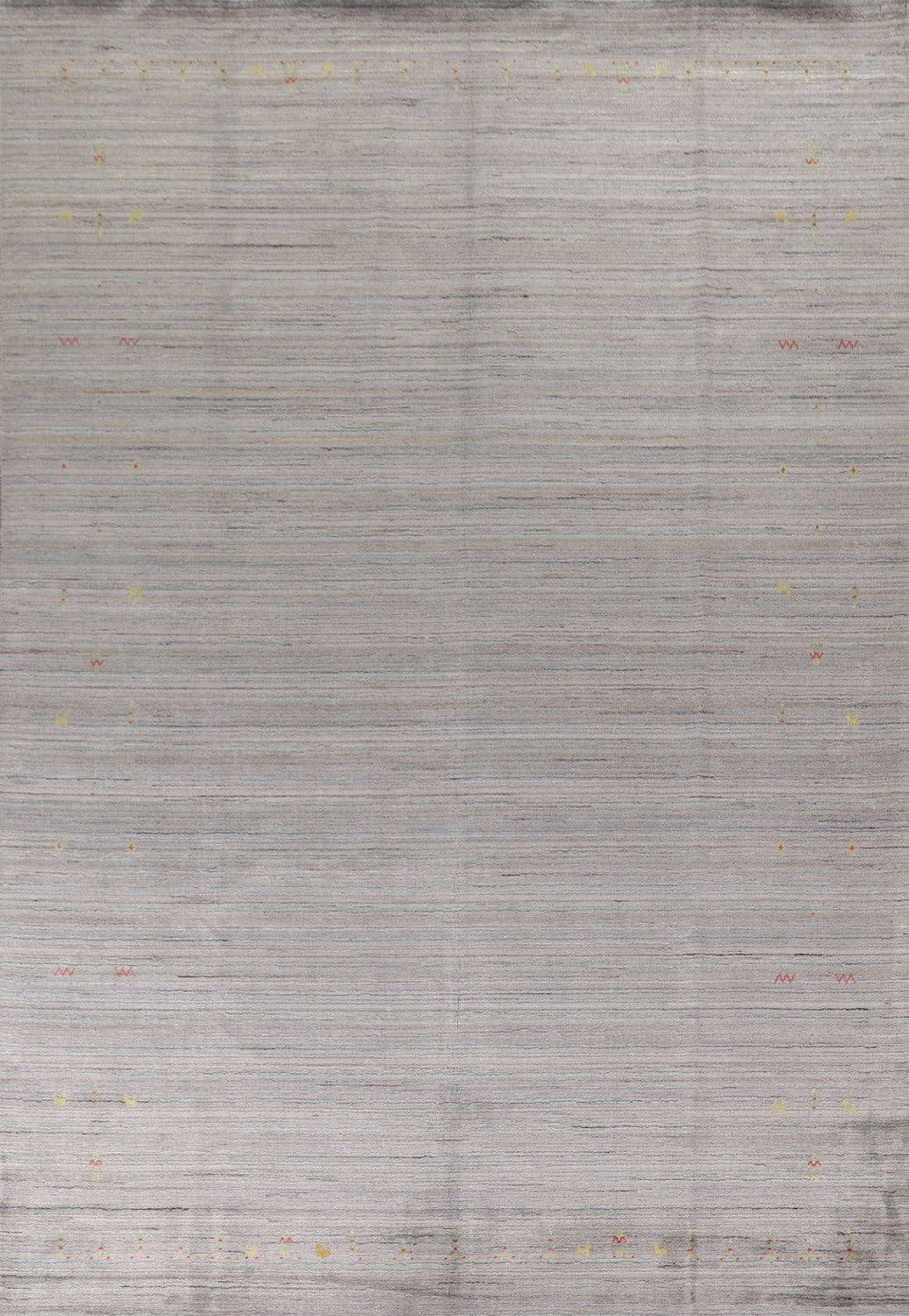 Striped Gabbeh Oriental Area Rug 9x12
