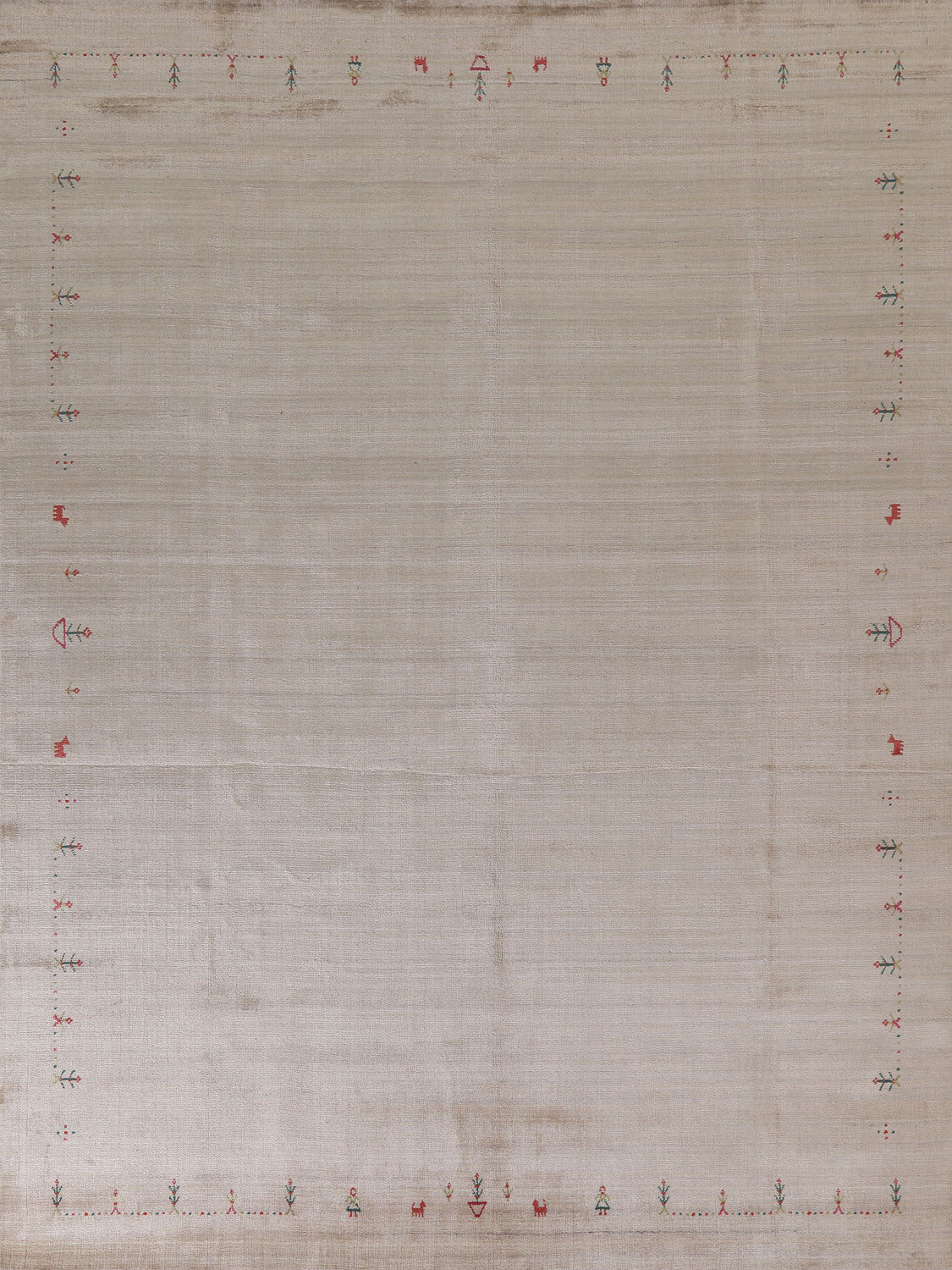 Tribal Gabbeh Indian Area Rug 8x10