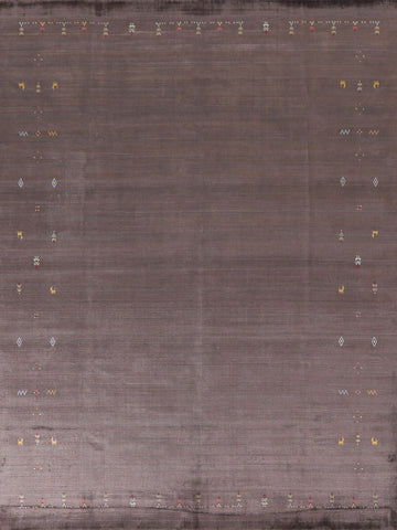 Brown Gabbeh Oriental Area Rug 8x10
