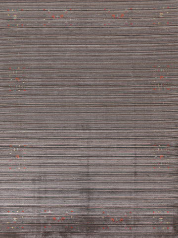 Striped Gabbeh Indian Area Rug 8x10