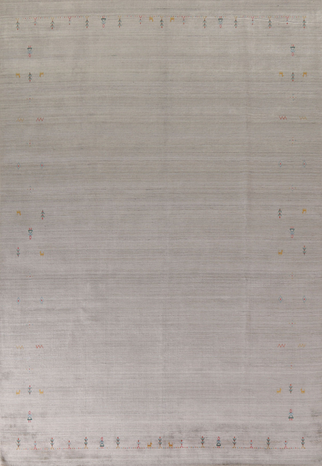 Indian Gabbeh Living Room Rug 9x12